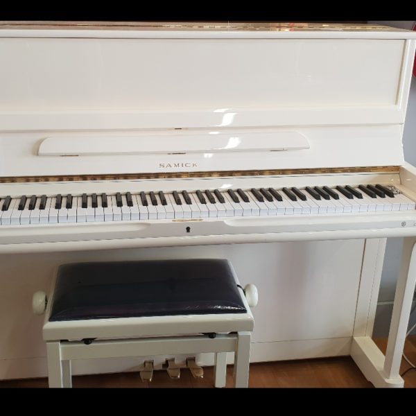 Piano Samick 118 ivoire brillant